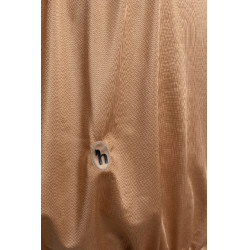 Cobertura anti-UV y anti eccema con solapa ventral y cuello Horze Marrón claro