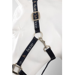 Cabezada Horze Huntington Apertura Azul marino