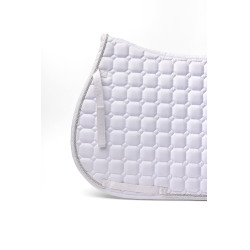 Manta de montar mixta de concurso Horze Malmo Blanco