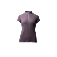 Camisa de entrenamiento Horze Mina para mujer Ciruela negro
