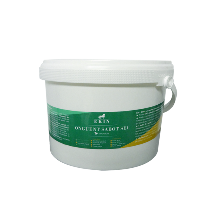 Ungüento para casco seco cubo Ekin