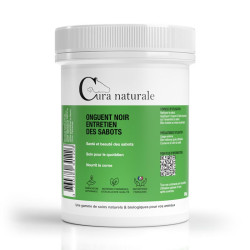 Ungüento para el cuidado de los cascos Cura Naturale Negro