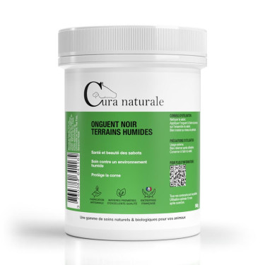 Ungüento terrenos húmedos Cura Naturale Negro