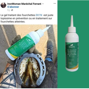 Gel tratante para pudrición severa de las ranillas Ekin Gel tratante para pudrición severa de las ranillas Ekin