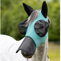 Máscara anti-moscas con nariz LeMieux Bug Relief Full Laguna Azul