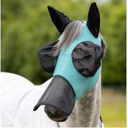 Máscara anti-moscas con nariz LeMieux Bug Relief Full Laguna Azul