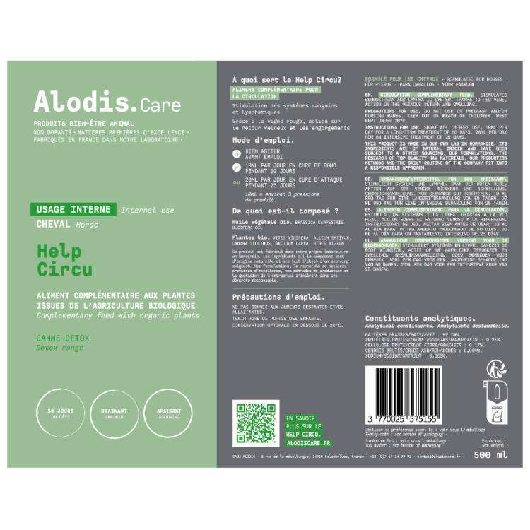 Alimento complementario Alodis Care Help Circu Alimento complementario Alodis Care Help Circu