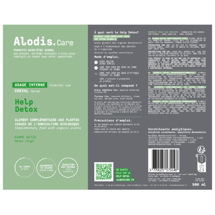 Alimento complementario Alodis Care Help Detox Alimento complementario Alodis Care Help Detox
