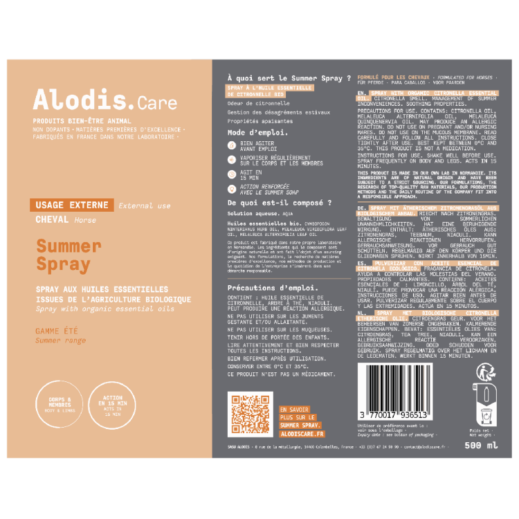 Repelente Alodis Care Summer Spray Repelente Alodis Care Summer Spray