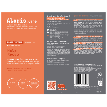Alimento complementario ALODIS CARE Help Recup Alimento complementario ALODIS CARE Help Recup