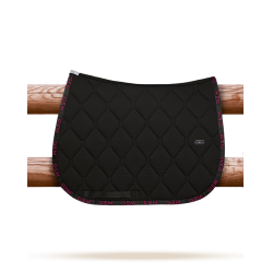 Alfombra GEM Love Negro / rosa