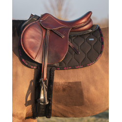 Alfombra GEM Love Negro / rosa