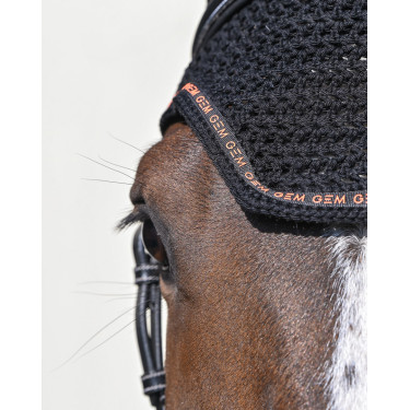 Gorra GEM Mesh corta Negro / Coral