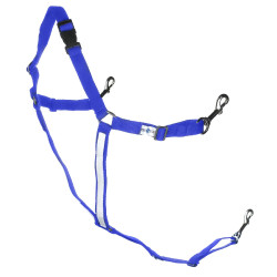 Pechopetral de pecho americana poní Finn-Tack Pro Azul / blanco