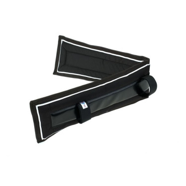 Pad sillín poní Finn-Tack Pro Negro / negro / blanco