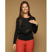 Riñonera GEM Luna Negro / coral