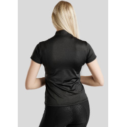 Polo de concurso Montar Everly logo de cristal Curve mujer Negro Polo de concurso Montar Everly logo de cristal Curve mujer Negro