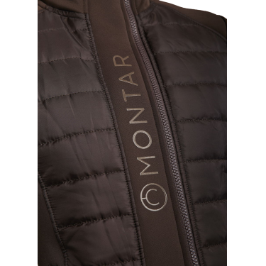 Chaqueta acolchada para mujer Montar Emma Castaño Marrón