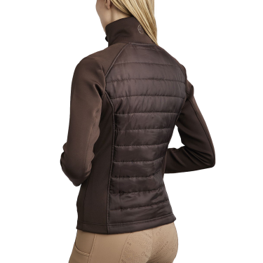 Chaqueta acolchada para mujer Montar Emma Castaño Marrón