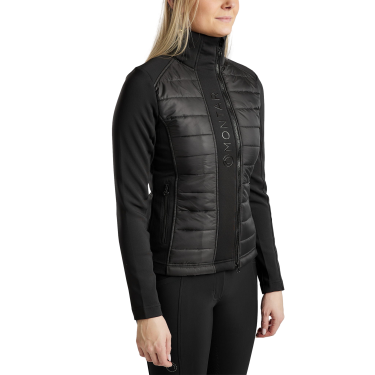 Chaqueta acolchada para mujer Montar Emma Negro Chaqueta acolchada para mujer Montar Emma Negro