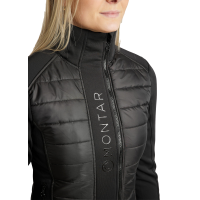 Chaqueta acolchada para mujer Montar Emma Negro