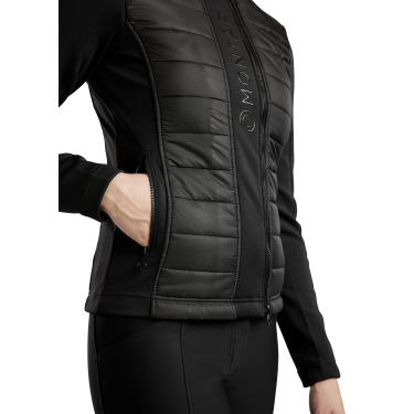Chaqueta acolchada para mujer Montar Emma Negro Chaqueta acolchada para mujer Montar Emma Negro