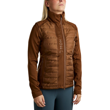 Chaqueta acolchada para mujer Montar Emma Caramelo Marrón Chaqueta acolchada para mujer Montar Emma Caramelo Marrón