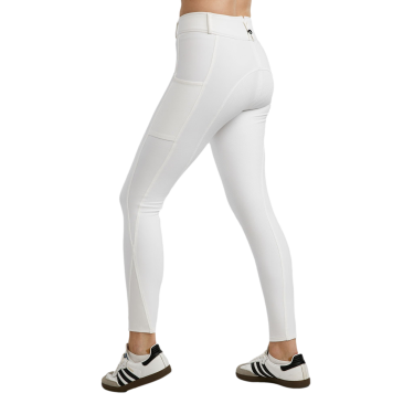 Pantalón de montar Megan full grip para mujer con bolsillo para teléfono Pantalón de montar Megan full grip para mujer con bolsillo para teléfono