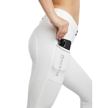 Pantalón Montar MoMaggie Gun Metal Crystal full grip mujer Pantalón Montar MoMaggie Gun Metal Crystal full grip mujer