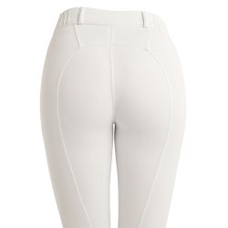 Legging Montar MoZuna Refined Pintucks y cristales gun metal full grip mujer
