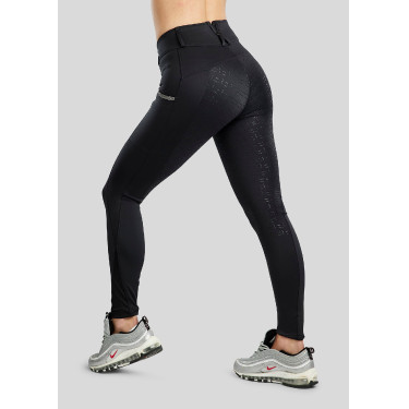 Pantalón híbrido Pull-on Montar Junior MoGloria banda caviar