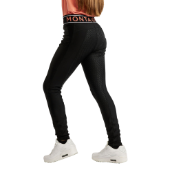 Legging Montar MoAVA VIV Cinturilla elástica con logotipo full grip junior Negro