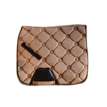 Tapis de silla Montar doma softshell Flow Latté Marr&amp;amp;amp;oacute;n