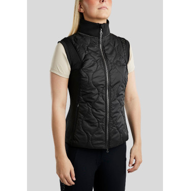 Chaleco acolchado sin mangas Hybrid Montar MoMary gun metals crystals mujer