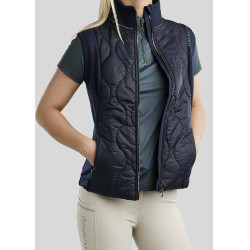 Chaleco acolchado sin mangas Hybrid Montar MoMary gun metals crystals mujer