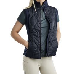Chaleco acolchado sin mangas Hybrid Montar MoMary gun metals crystals mujer