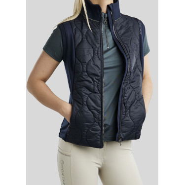 Chaleco acolchado sin mangas Hybrid Montar MoMary gun metals crystals mujer