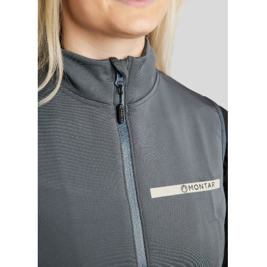 Chaqueta de nailon Montar MoStella con logo impreso en malla y en contraste para mujer Chaqueta de nailon Montar MoStella con logo impreso en malla y en contraste para mujer