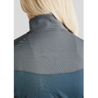 Chaqueta de nailon Montar MoStella con logo impreso en malla y en contraste para mujer Chaqueta de nailon Montar MoStella con logo impreso en malla y en contraste para mujer