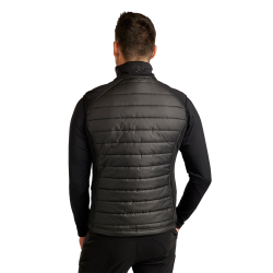 Chaleco acolchado sin mangas Montar Emanuel Quilt mujer Negro