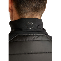 Chaleco acolchado sin mangas Montar Emanuel Quilt mujer Negro