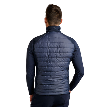 Chaleco acolchado sin mangas Montar Emanuel Quilt mujer Marino Azul marino