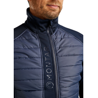 Chaleco acolchado sin mangas Montar Emanuel Quilt mujer Negro