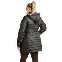 Chaqueta acolchada larga Montar MoKately Curve mujer Negro Chaqueta acolchada larga Montar MoKately Curve mujer Negro