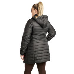 Chaqueta acolchada larga Montar MoKately Curve mujer Negro Chaqueta acolchada larga Montar MoKately Curve mujer Negro