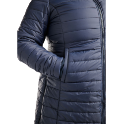 Chaqueta acolchada larga Montar MoKately Curve mujer Azul marino oscuro Chaqueta acolchada larga Montar MoKately Curve mujer Azul marino oscuro