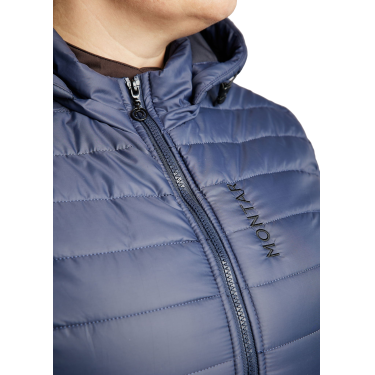 Chaqueta acolchada Montar MoKately Curve mujer Azul marino oscuro