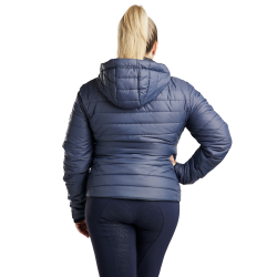 Chaqueta acolchada Montar MoKately Curve mujer Azul marino oscuro