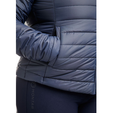 Chaqueta acolchada Montar MoKately Curve mujer Azul marino oscuro