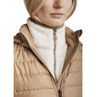 Cuello polar Montar teddy Latté Marrón